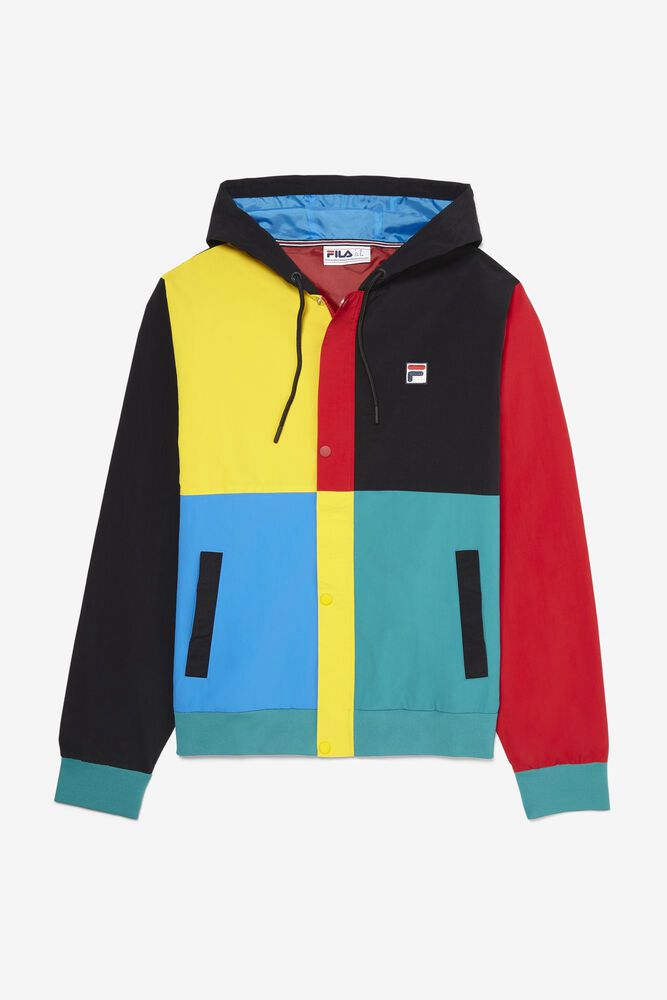 Fila Prentice Wind Multicolor Jacket Mens - NZ 76819-NYIK